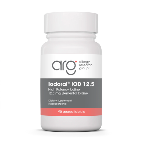 Allergy Research Group- Iodoral 12.5 mg High Potency Iodine 180 tablets